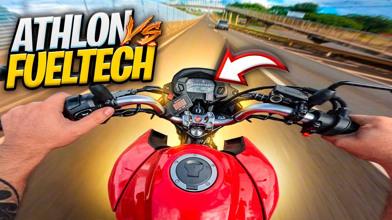 COMPARA&Ccedil;&Atilde;O DA SONDA FUELTECH vs M&Oacute;DULO PROGRAM&Aacute;VEL ATHLON NA FAN 160 COMANDINHO E ESCAPE GRS 🔥