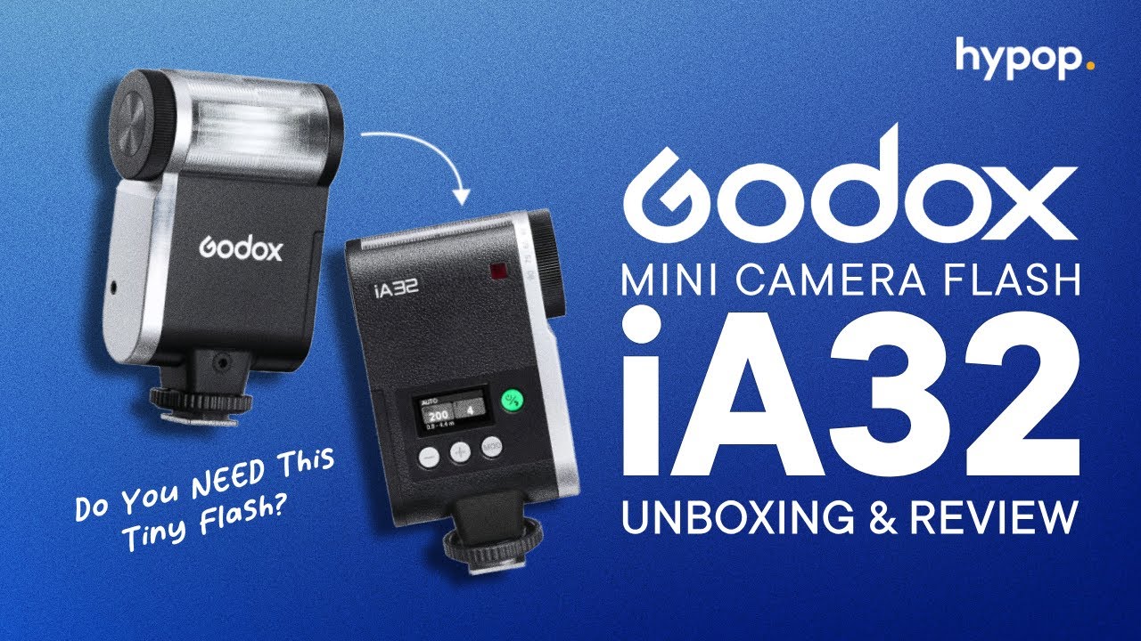 Do You NEED This Tiny Flash? New Godox iA32 Mini Flash | Unboxing & Review