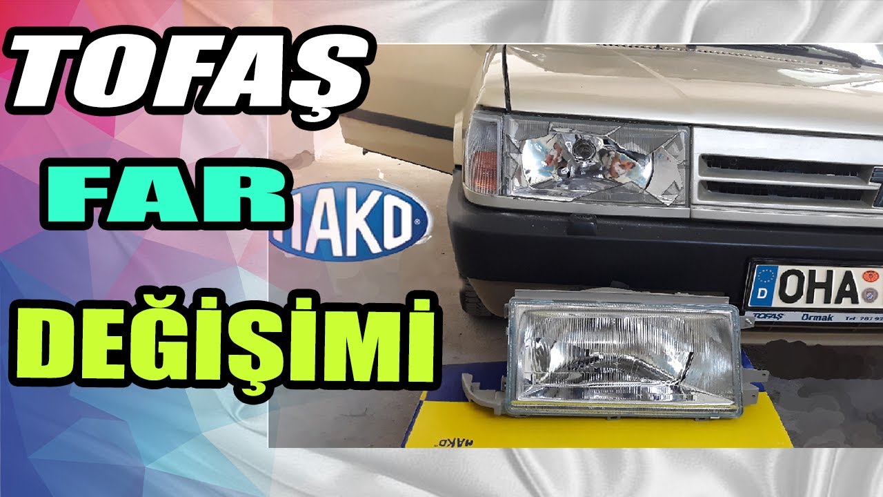 Tofaş far değişimi nasıl sökülür yenisi nasıl takılır👍