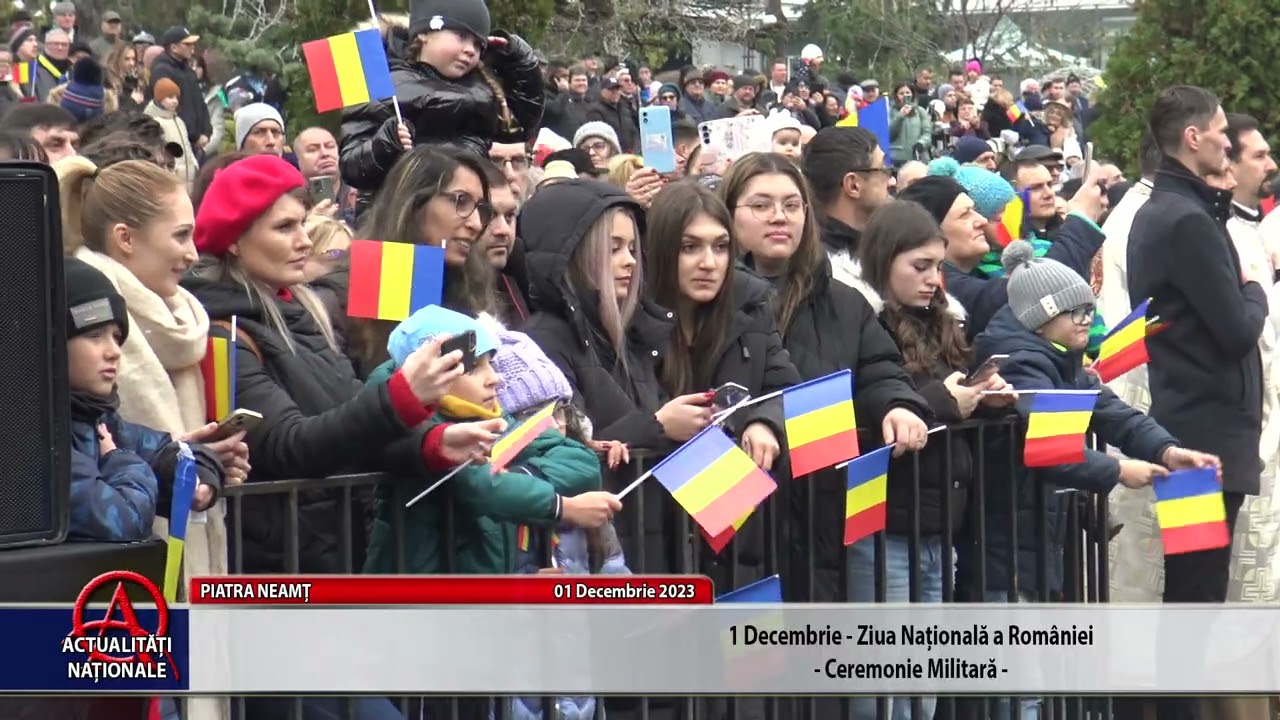 PIATRA NEAMT   1 DECEMBRIE   CEREMONIE MILITARA 01 12 2023
