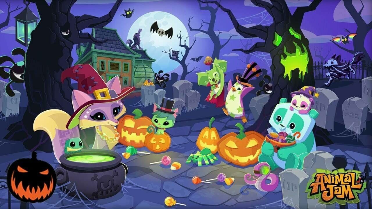 a playlist of nostalgic halloween animal jam music