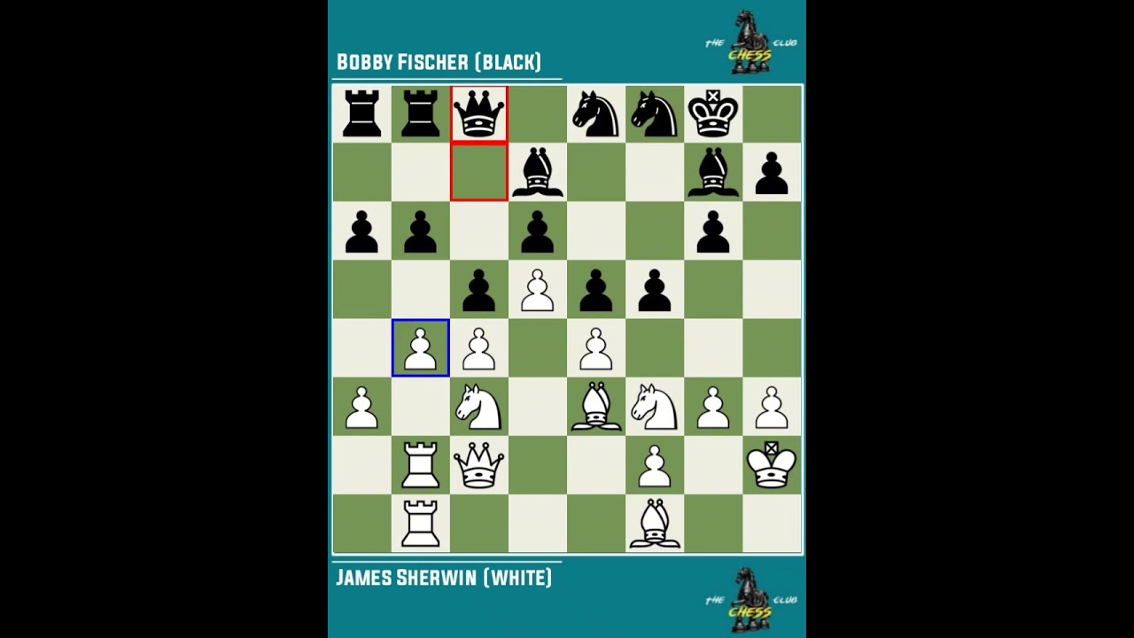 James Sherwin vs Bobby Fischer ◉ Ch USA New York - USA, 1966 | Timeless Classic of US Championship