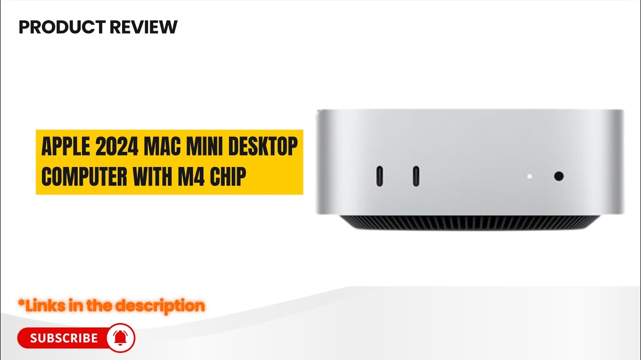 Apple Mac mini 2024 Review – M4 Chip, 10-Core CPU & GPU, 16GB RAM, 512GB SSD!