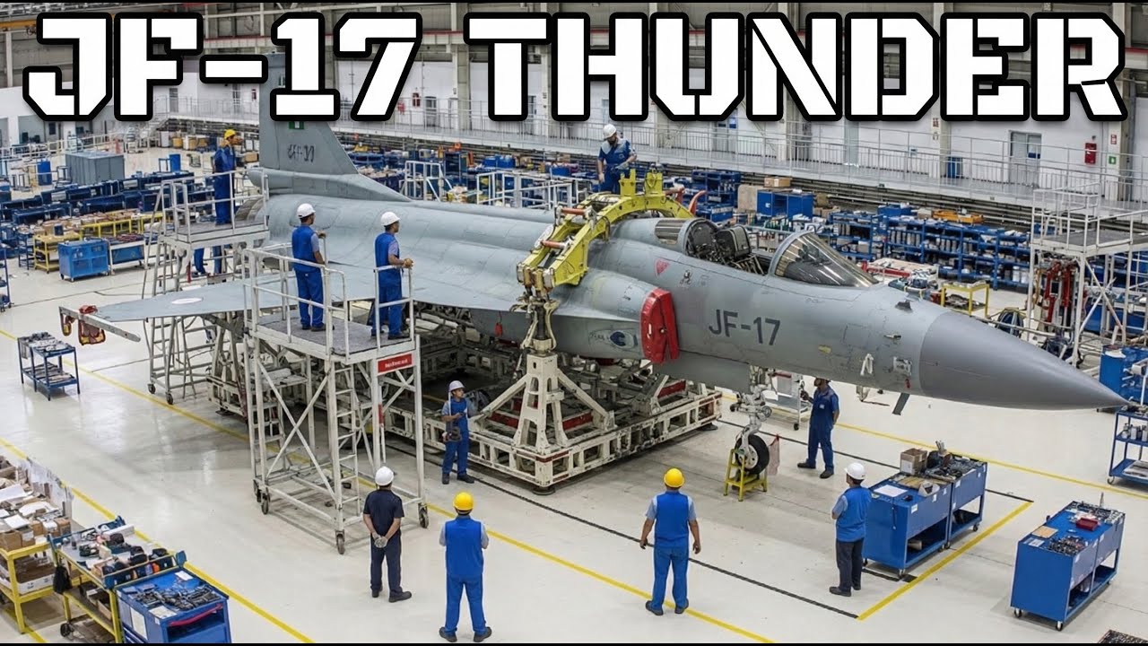 Inside the JF-17 Thunder Factory How Pakistan Builds Its 4.5-Generation Fighter Jet (Full Process)