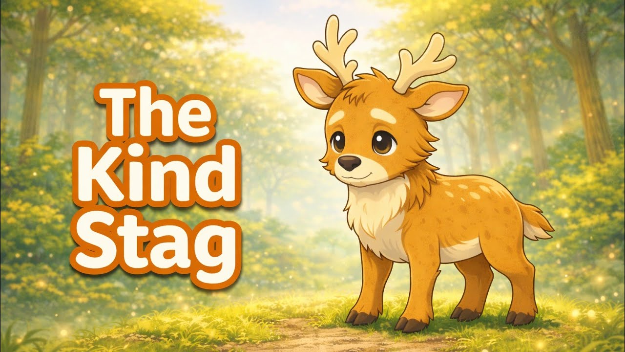 🦌 The Kind Stag | Panchatantra Stories | Bedtime Stories for Kids | English Stories | Moral Lok