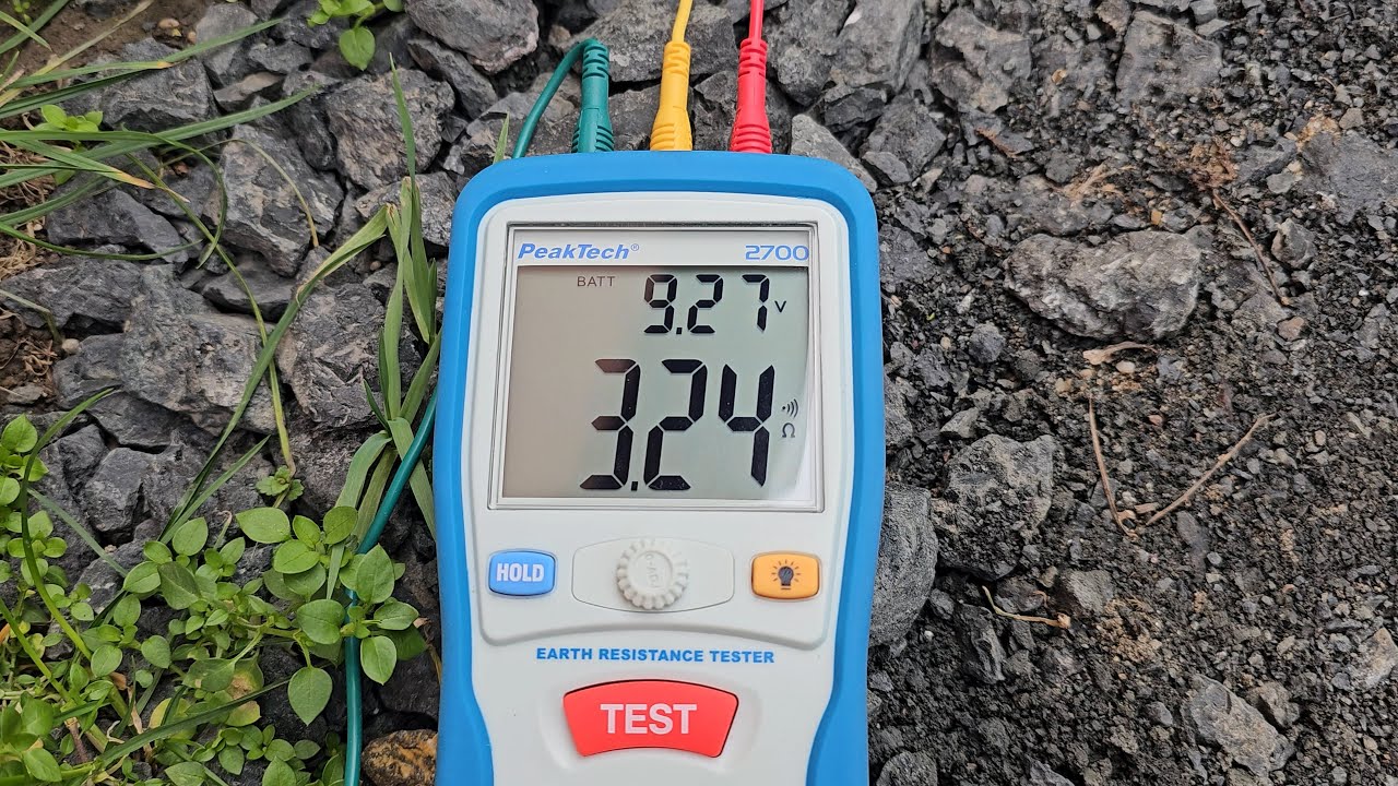 PeakTech P 2700 Digital earth tester 0-2000Ω - review and quick test