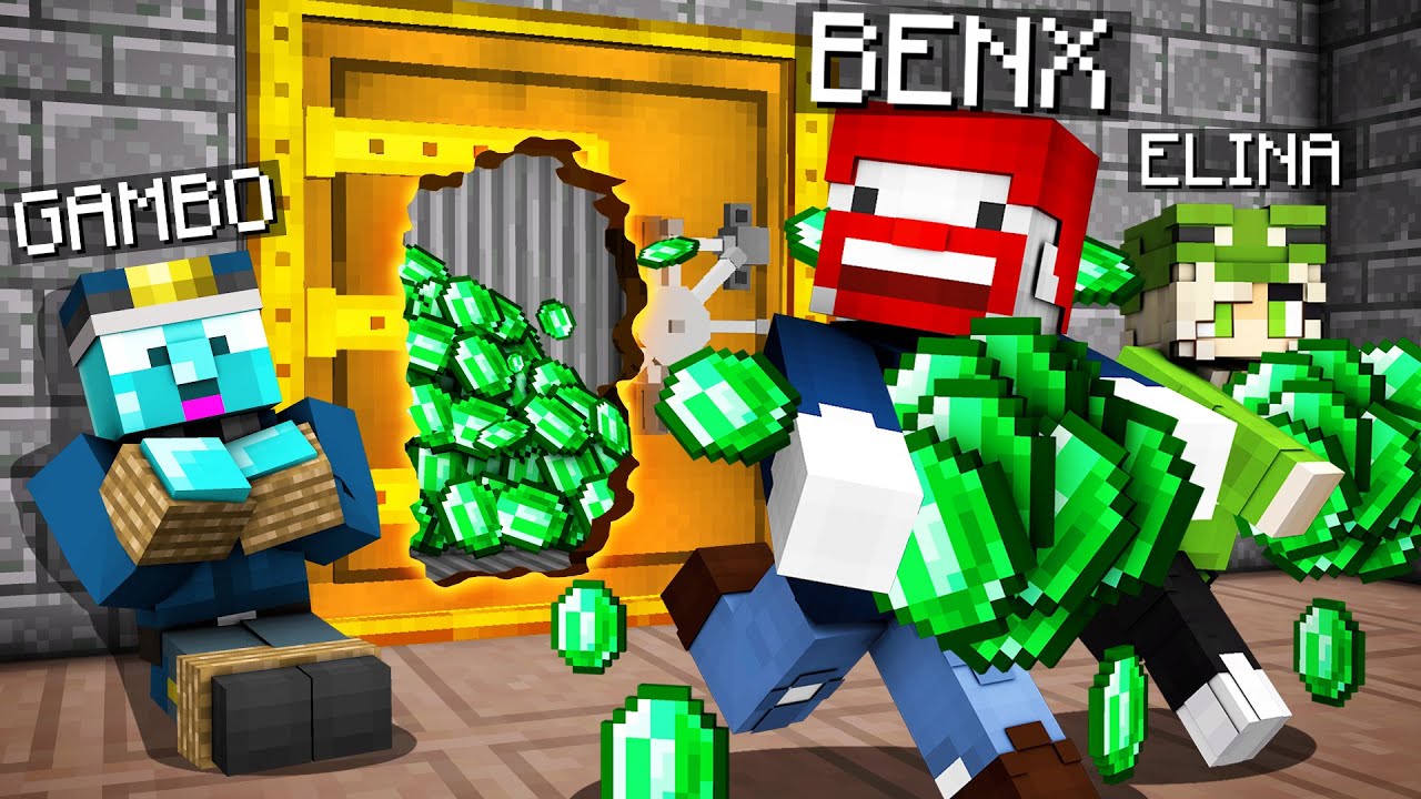 WIR &Uuml;BERFALLEN die REICHSTE BANK! - Minecraft Bank #1