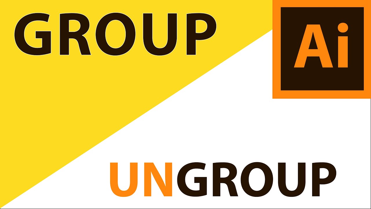 Group and Ungroup - Adobe Illustrator
