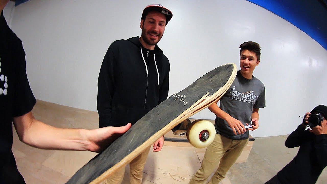 LANCE BREAKS HIS FIRST EVER BOARD OLLIEING THE THREE STAIR!