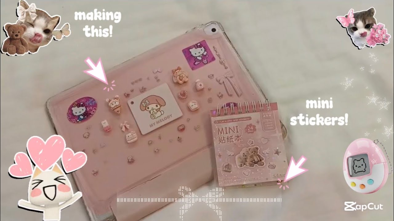 💖✨customizing my ipad ✧˚｡⋆୨♡୧⋆｡˚✧diy ipad case✨💖