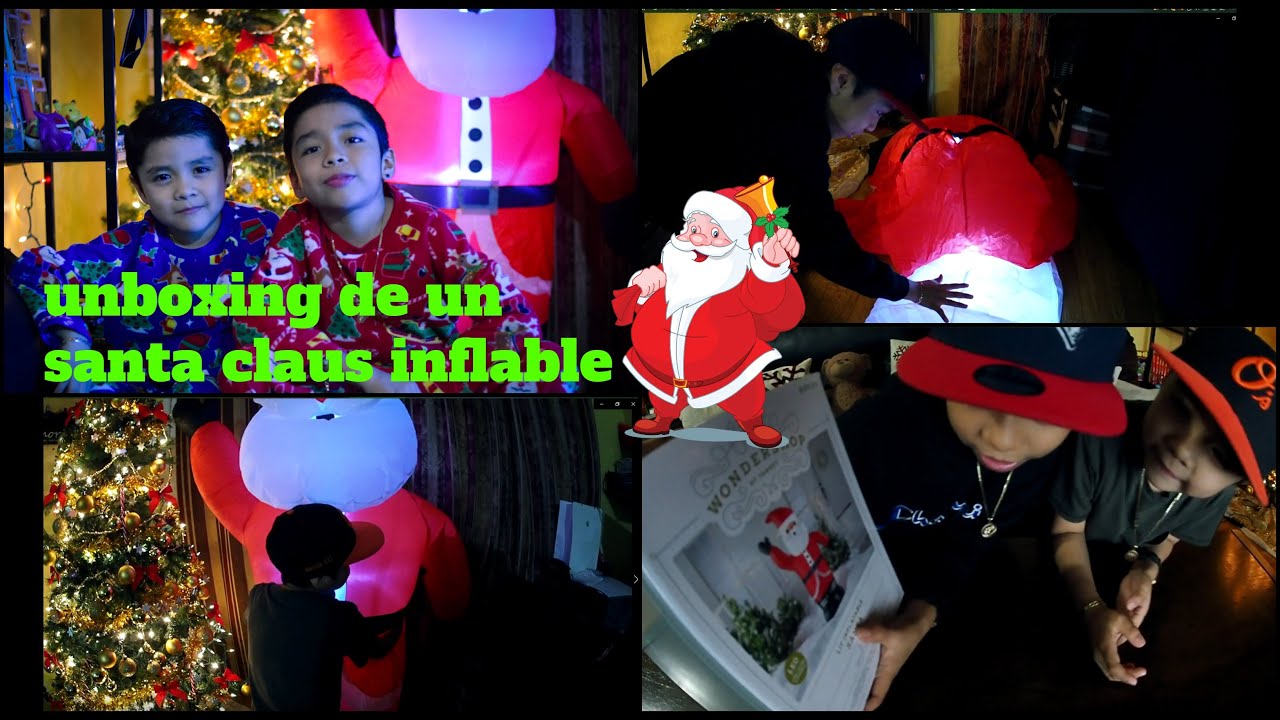 unboxing !!! santa claus inflable de target