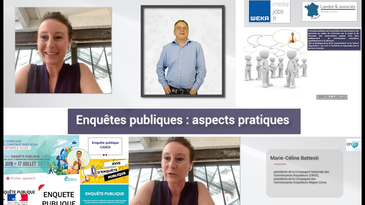 Enquêtes publiques : aspects pratiques
