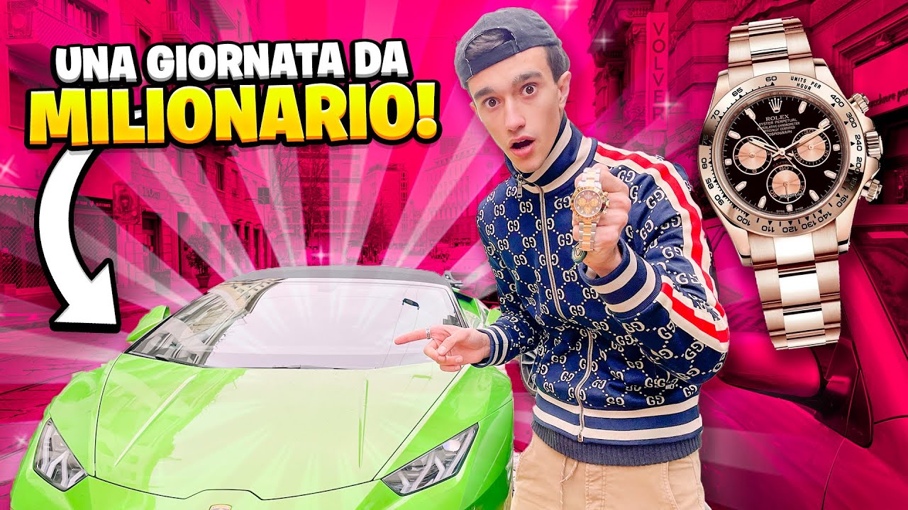 UNA GIORNATA DA MILIONARIO! ROLEX e LAMBORGHINI *ASSURDO*