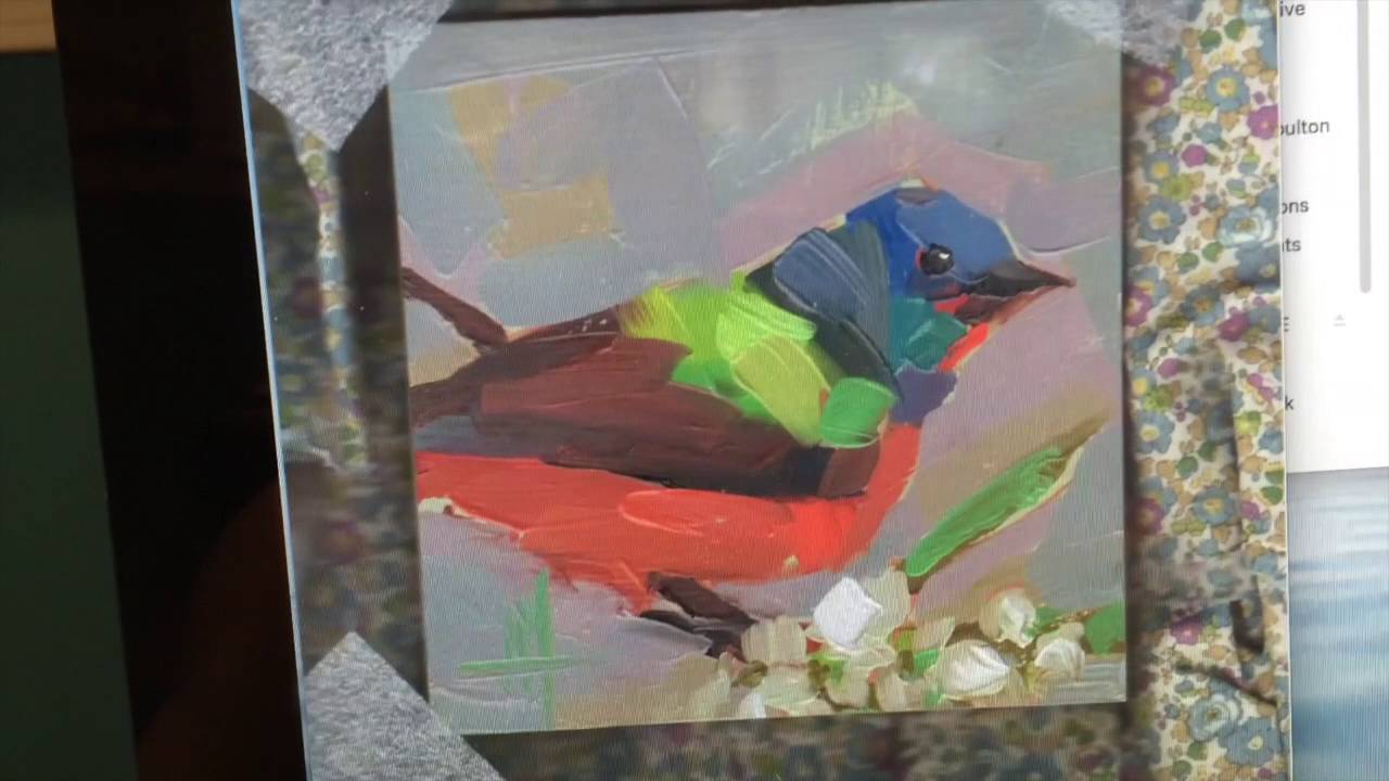 Oil Painting Tutorial Scanning Thick Art and Paintings