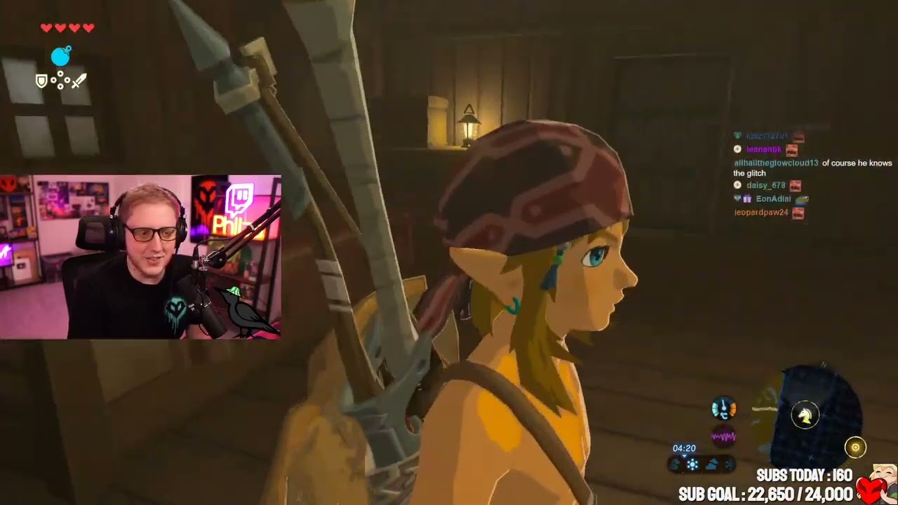 Tommy joins Philza's BOTW stream + discusses particles, tiktok etc.