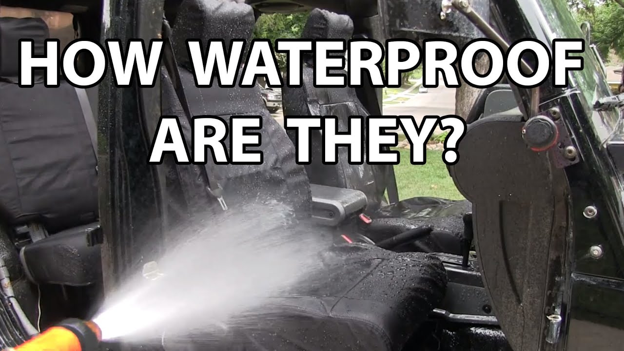Coverking Ballistic Nylon Seat Cover Review & Water Test