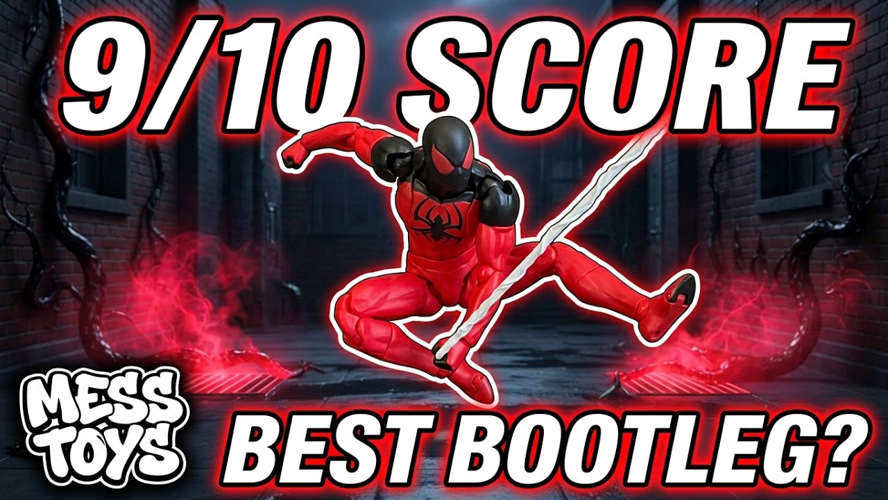 Mess Toys SCARLET SPIDER 3rd Party Spider-Man (1/12 Action Figure REVIEW)