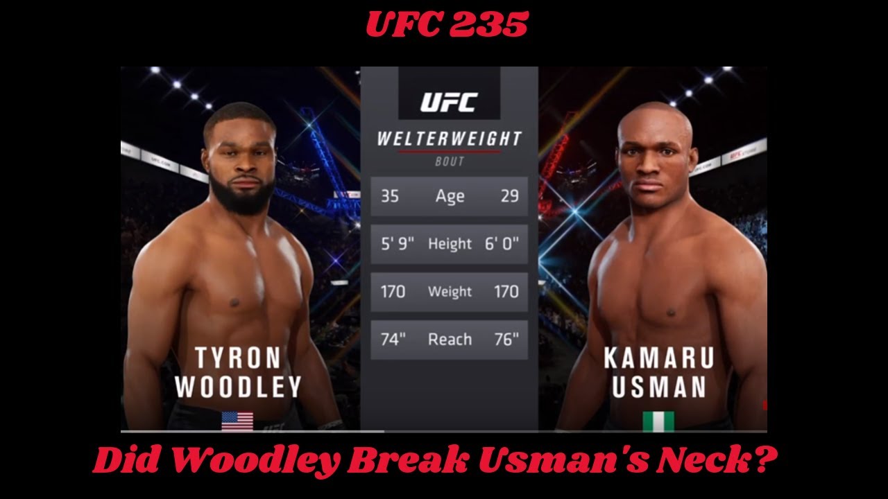 UFC 235: Woodley vs Usman