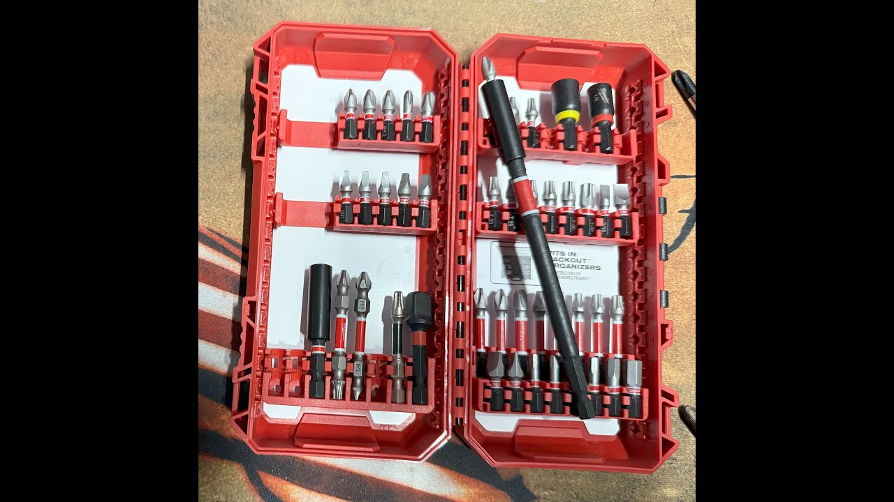 Milwaukee SHOCKWAVE Impact Duty Alloy Steel Screw Driver Bit Set (45-Piece) #milwaukee