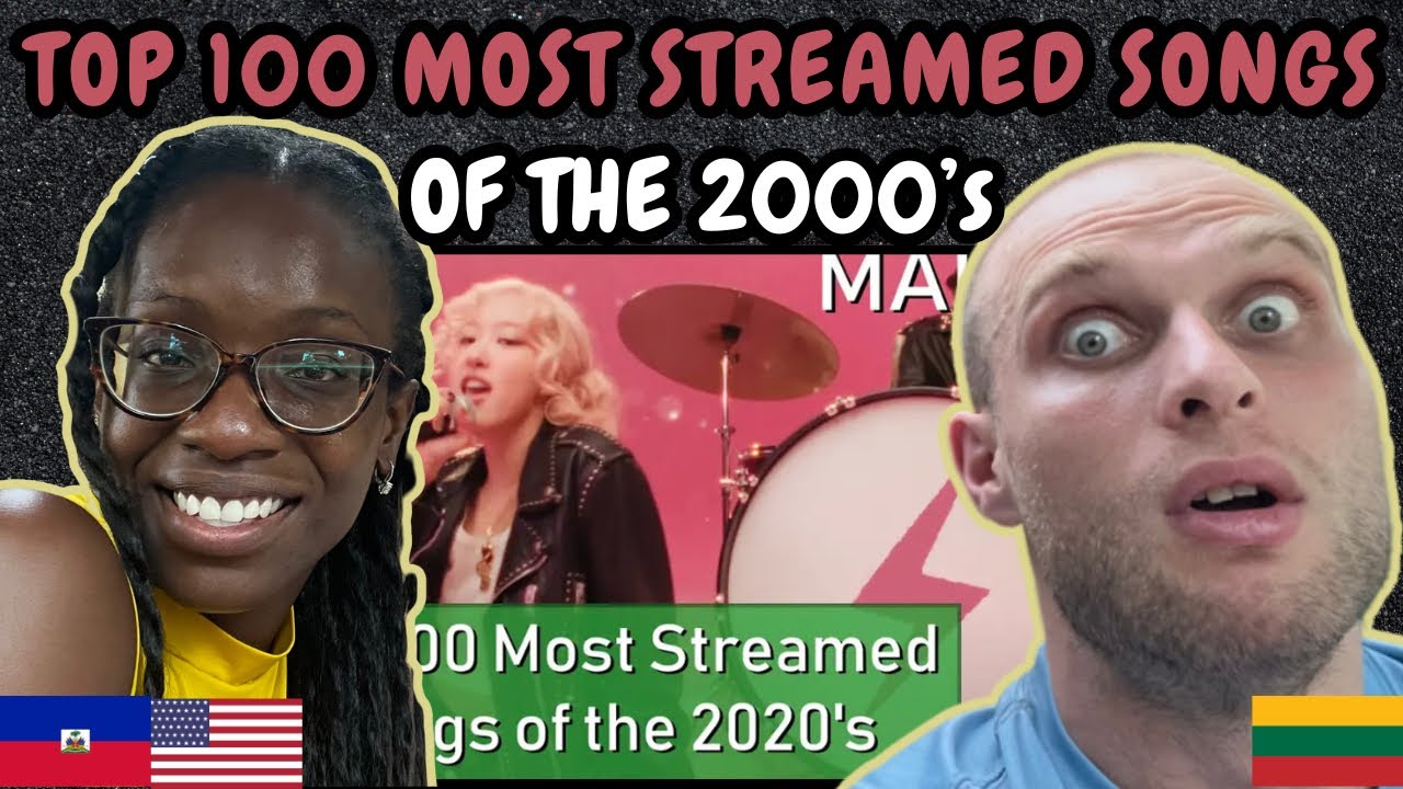 REACTION TO Top 100 Most Streamed Songs From The 2020's [March 2025] | FIRST TIME WATCHING