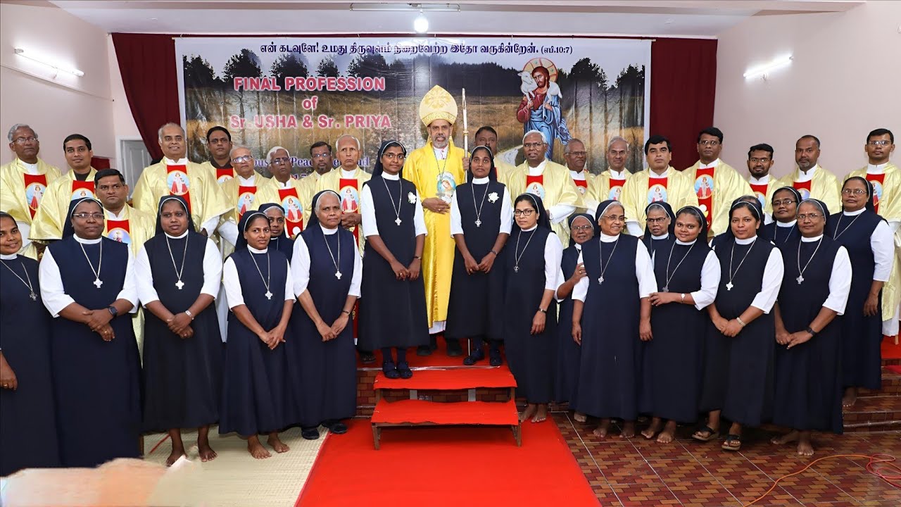 Final Profession of Sr. Usha & Sr. Priya | Grace & Compassion Benedictines | Salem Diocese