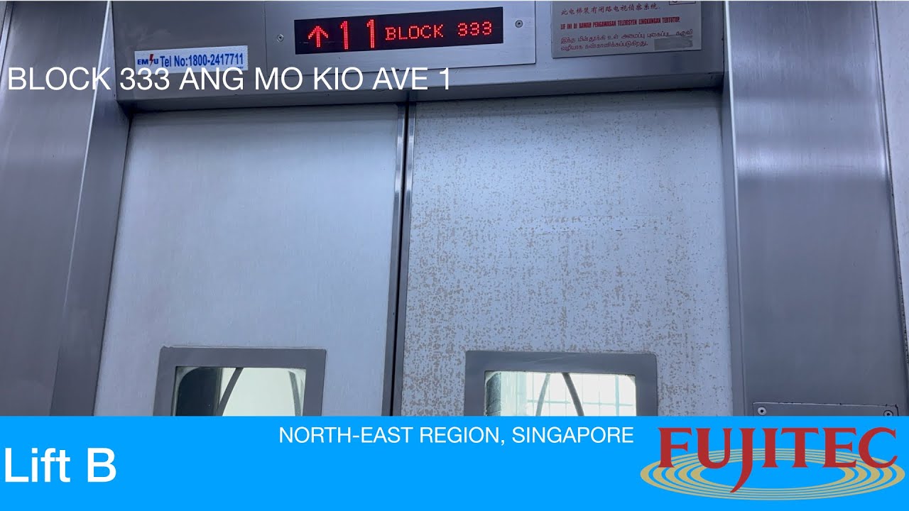 HDB Block 333 Ang Mo Kio || Fujitec Elevator (Lift B)