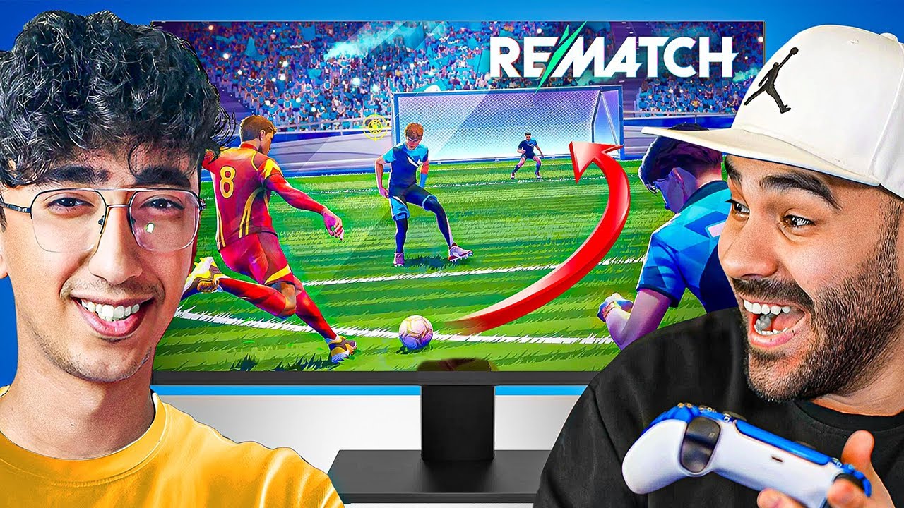 بشر و كريم يلعب في ريماتش 🎮 REMATCH