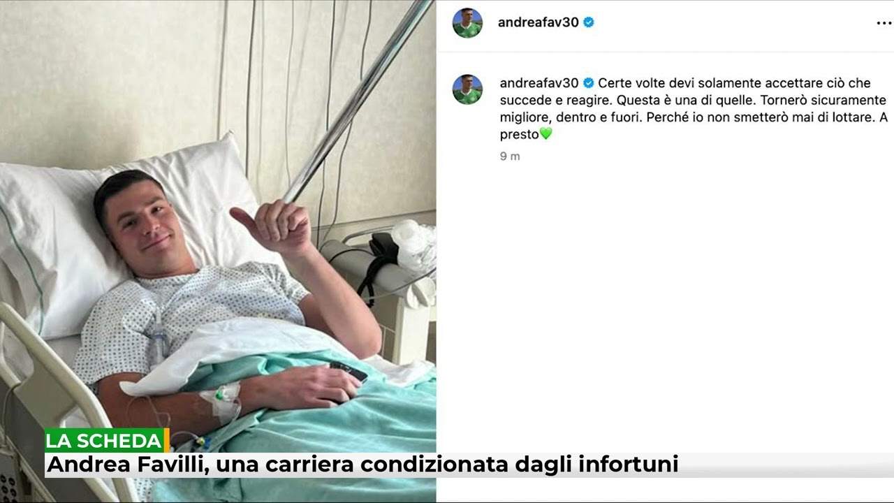 Andrea Favilli, una carriera condizionata dagli infortuni