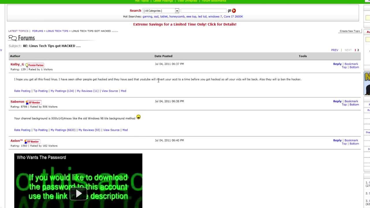 LINUSTECHTIPS AND NCIXcom HACKED!