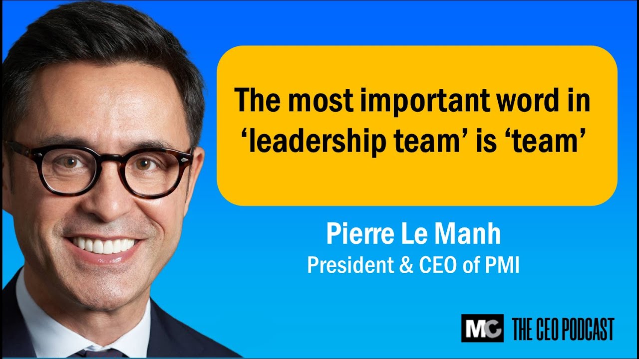 The CEO Podcast with Pierre Le Manh, President and CEO of PMI