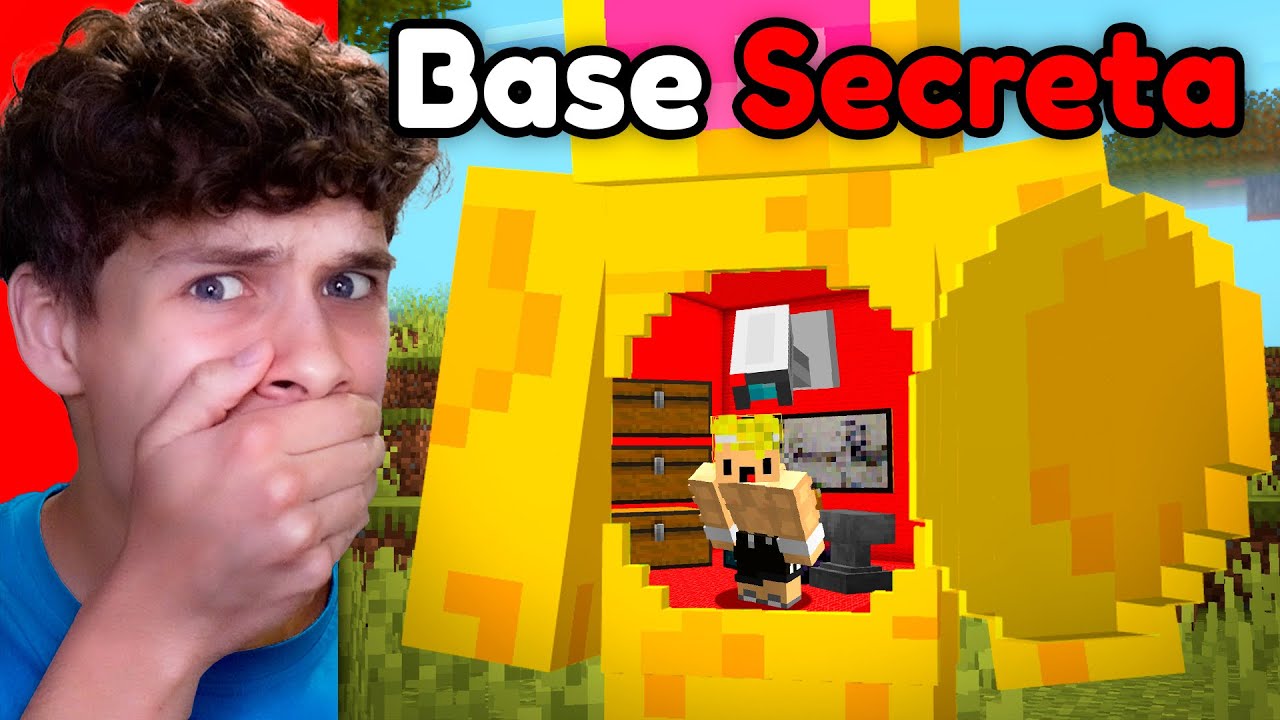 Hice Mini BASES SECRETAS en Minecraft para Trollear a Mi Amigo