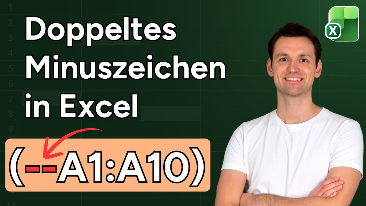 Doppeltes Minuszeichen in Excel - was hat sich Microsoft dabei gedacht?