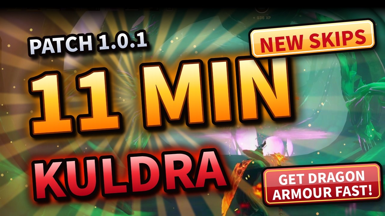 11 Min Full Kuldra Speedrun (Post-Patch 1.0.1) - Follow Along | RuneScape Dragonwilds