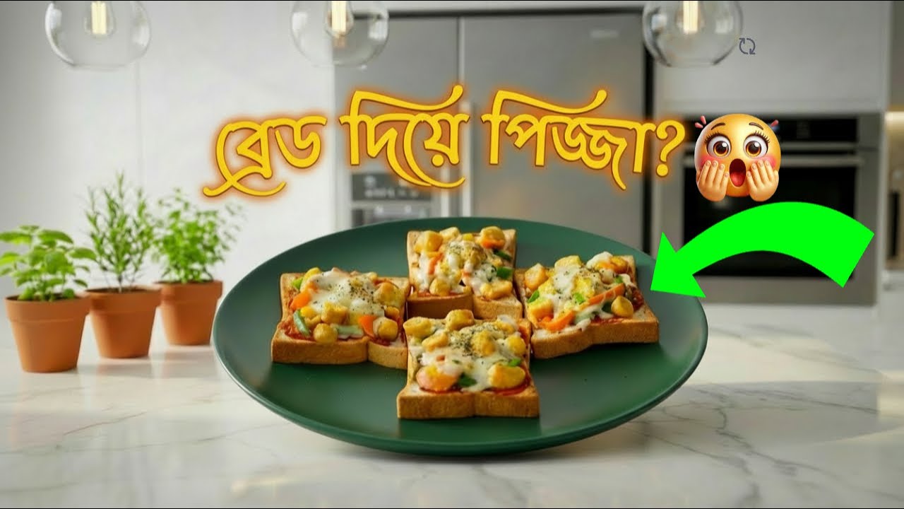 কষ্ট ছাড়াই বাচ্চাদের ফেভারিট Bread Pizza | Simple Home Snack | Dr. Ishrat Cooks