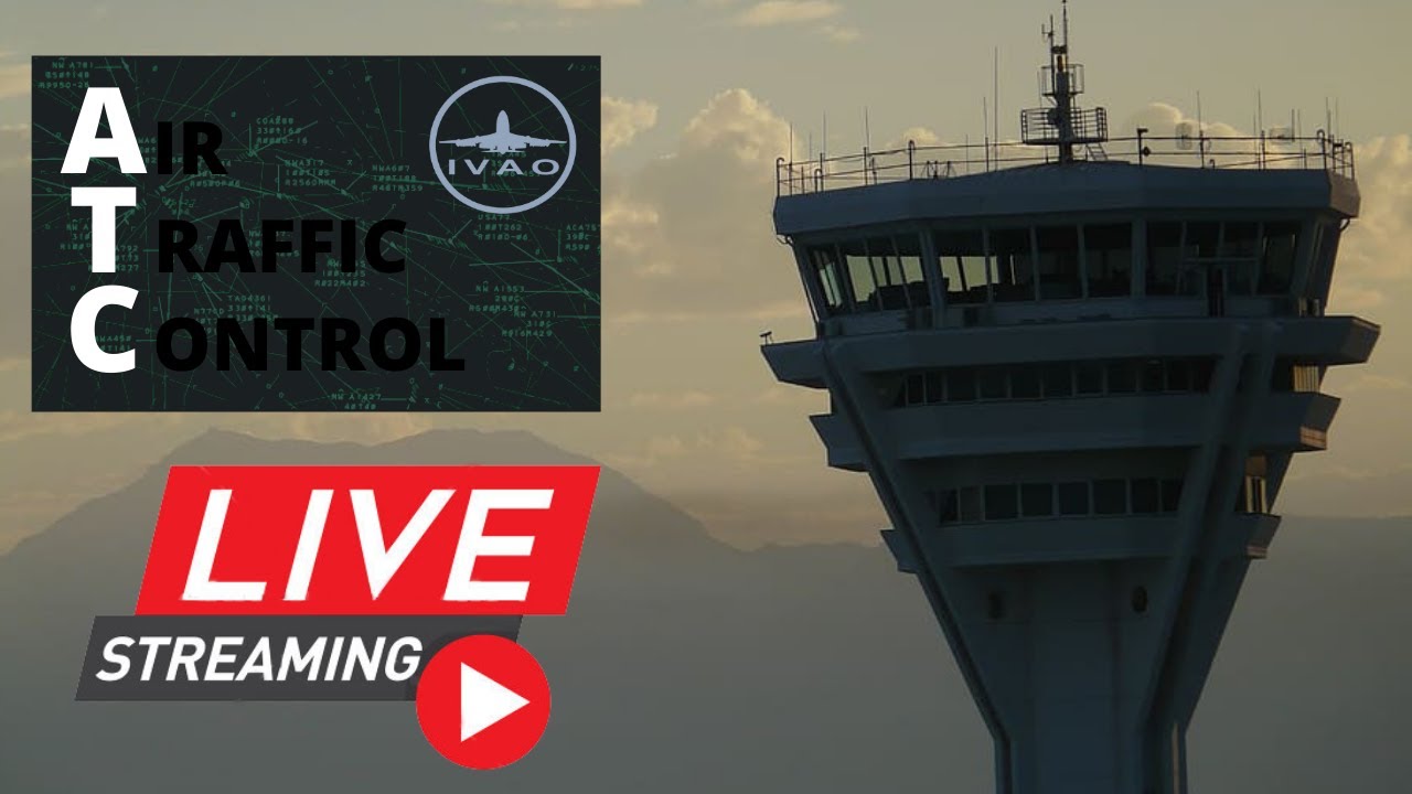 ATC IVAO- kontroler lot&oacute;w- transmisja na żywo #12
