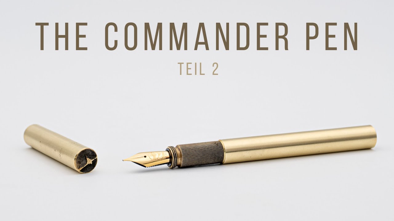 BESPOKE FÜLLFEDERHALTER AUS EINEM SEXTANTEN DER ROYAL NAVY - ELBWOOD - TEIL 2