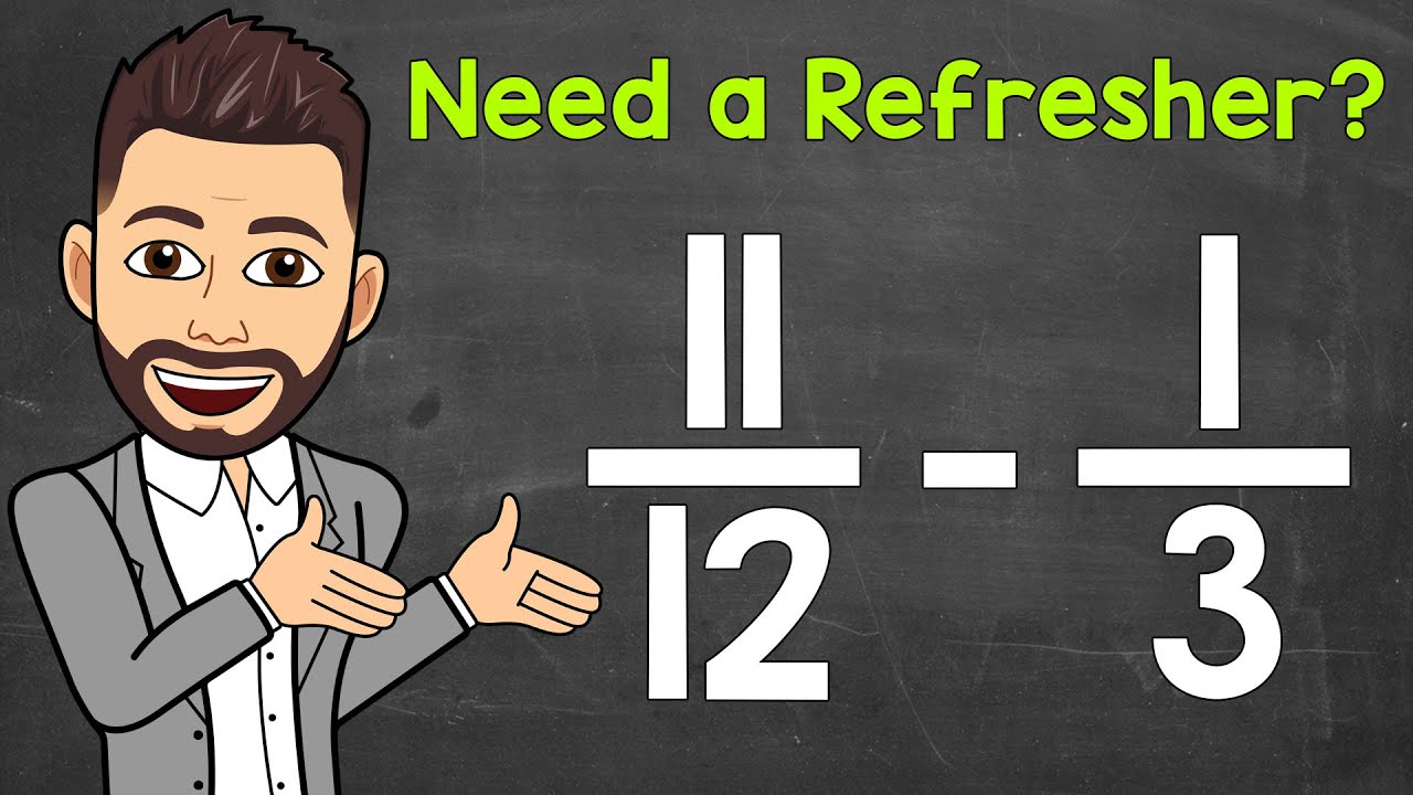 How to Subtract Fractions (Like and Unlike Denominators) | A Quick Review | Math with Mr. J