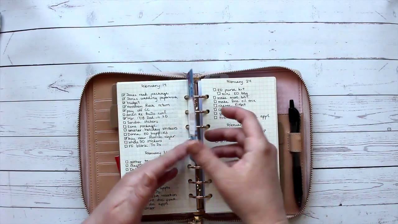 Planner Peace | How to Bullet Journal in a Filofax