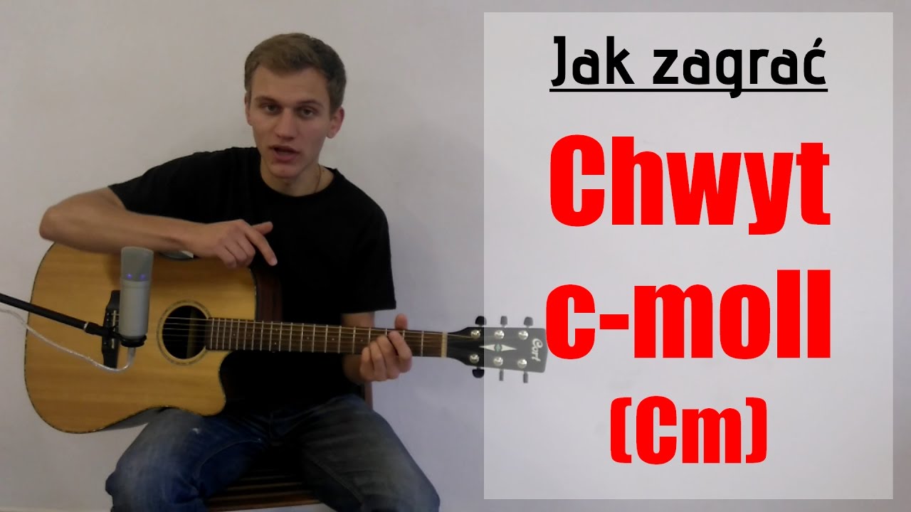 Jak zagrać Chwyt Gitarowy c-moll, Akord Cm na gitarze - JakZagrac.pl