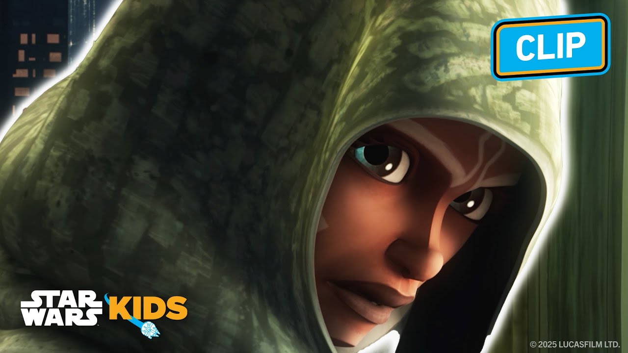 Ahsoka's on the Run from Anakin! 🏃‍♀️🏃‍♂️ | Star Wars: The Clone Wars | @StarWarsKids