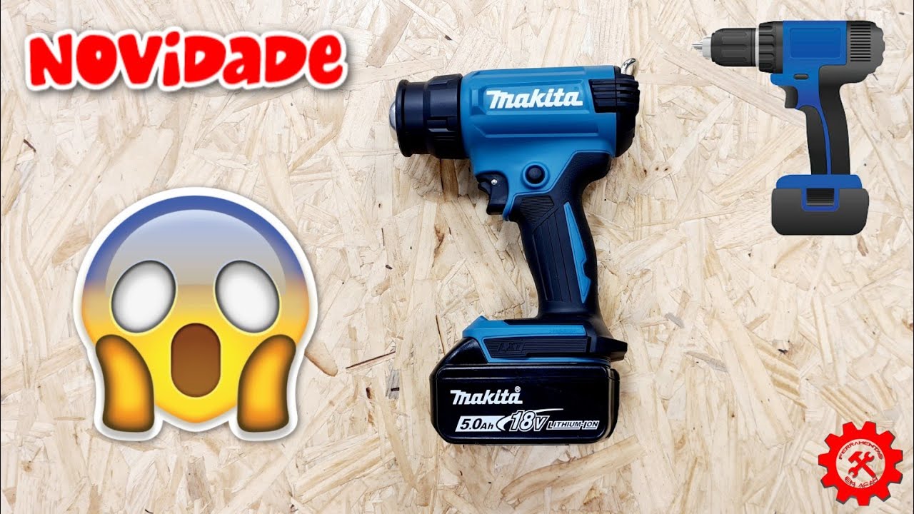 ESSE E TOP - Soprador Termico Makita a Bateria 18v DHG180ZK