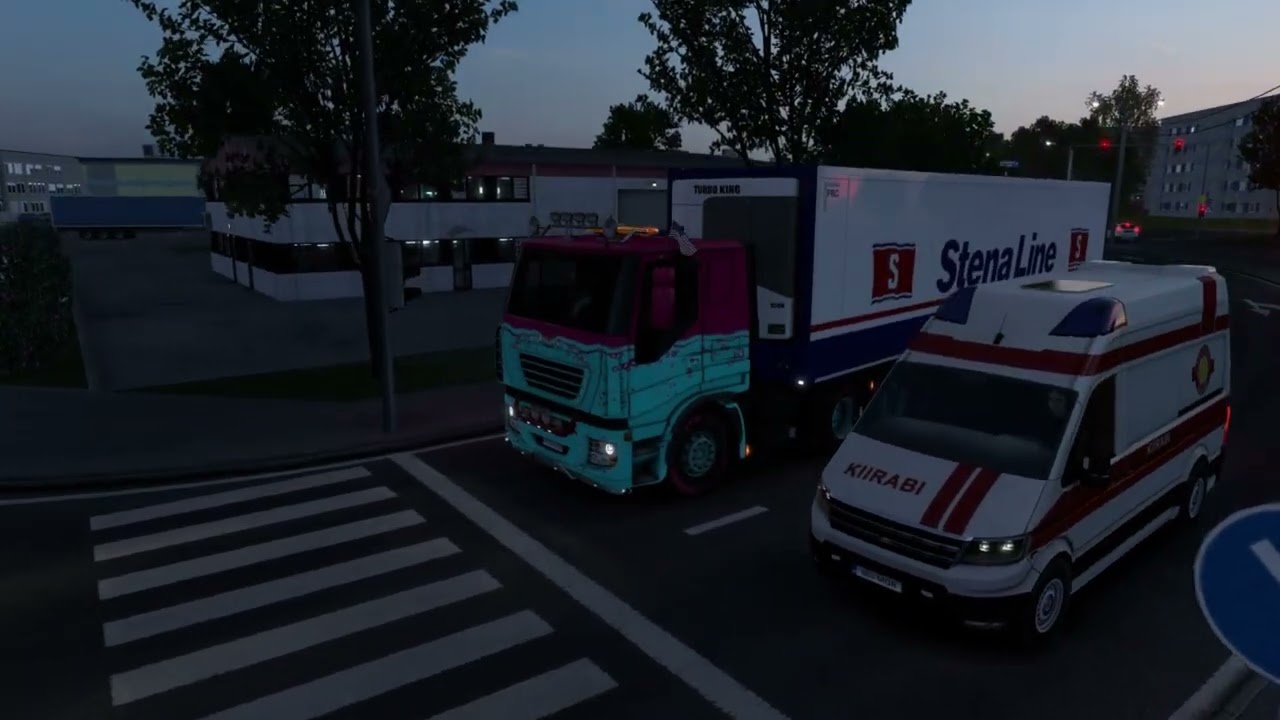 Euro Truck Simulator Leveling up company Discovering new cities