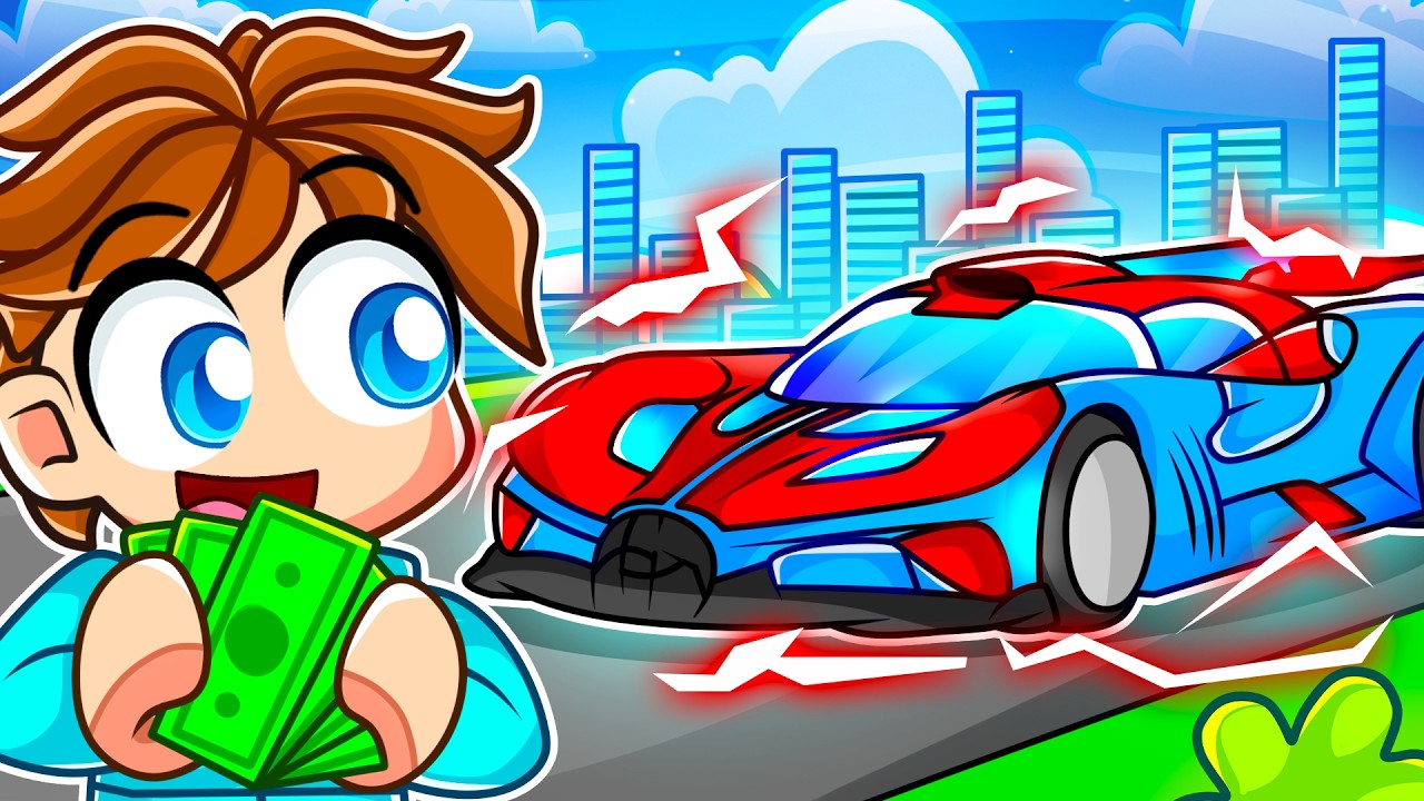 $1 vs $10,000,000 SPIDERMAN SUPERCAR in Roblox Driving Empire!