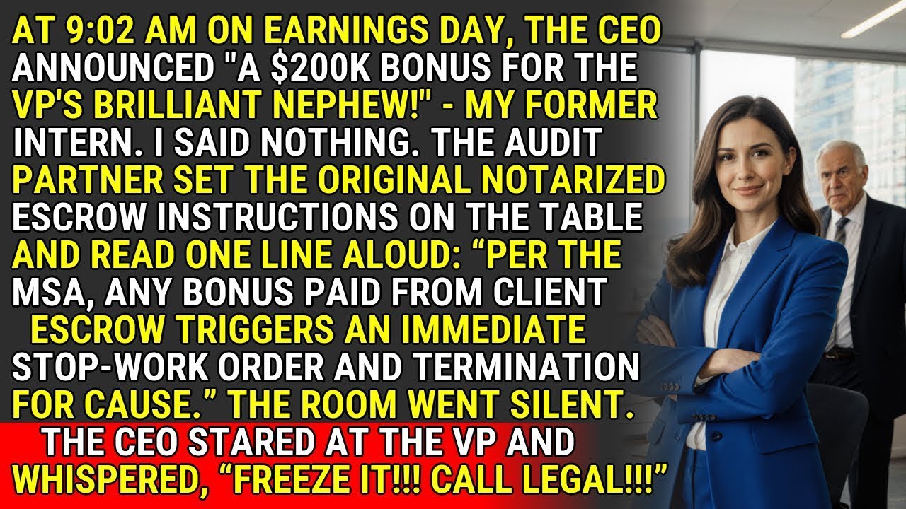 I Outmaneuvered the CEO with a Secret Escrow Clause | Corporate Chess