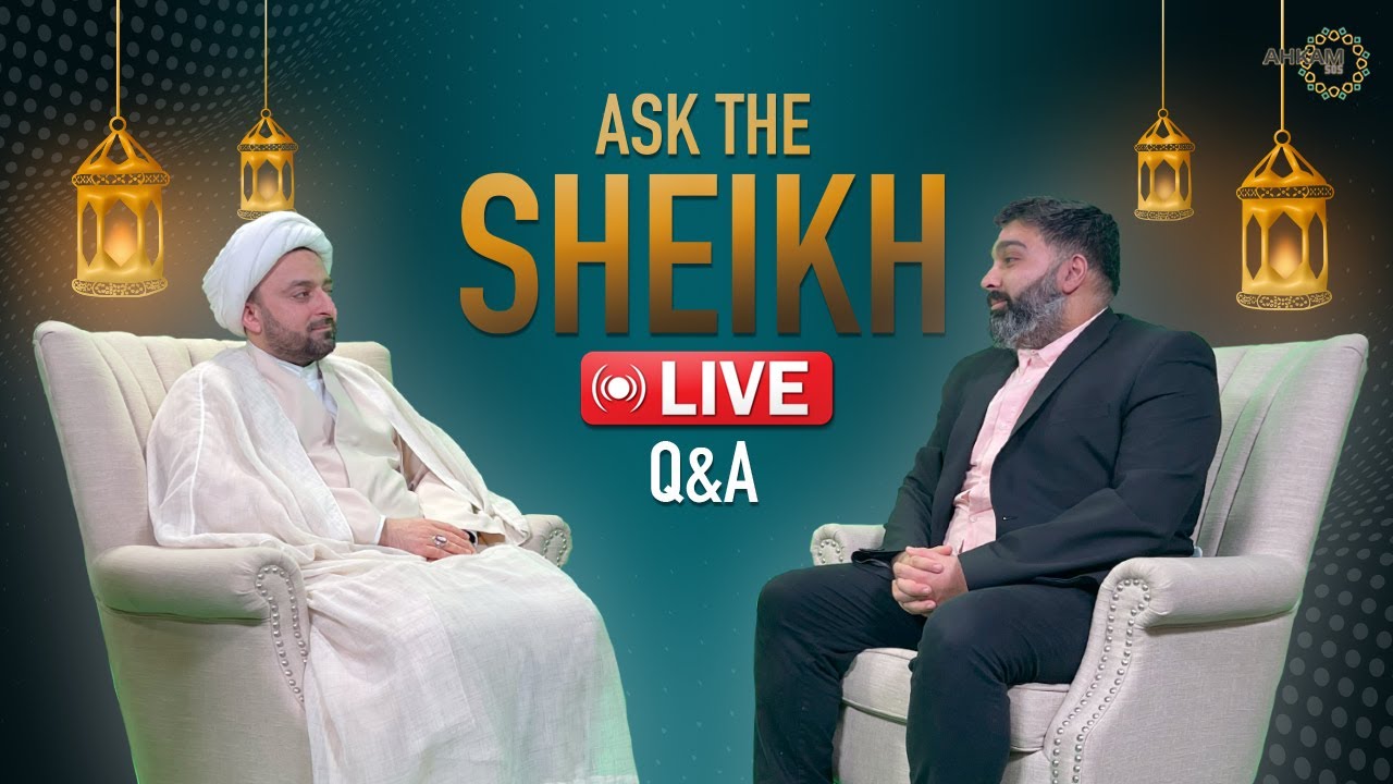 LIVE NOW Ahkam SOS - Ask the Sheikh Your Questions! - Holy Month of Ramadan - Episode 1