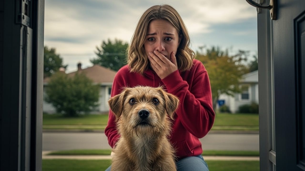 Stray Dog Followed a Girl Home — The Reason Made Everyone Cry