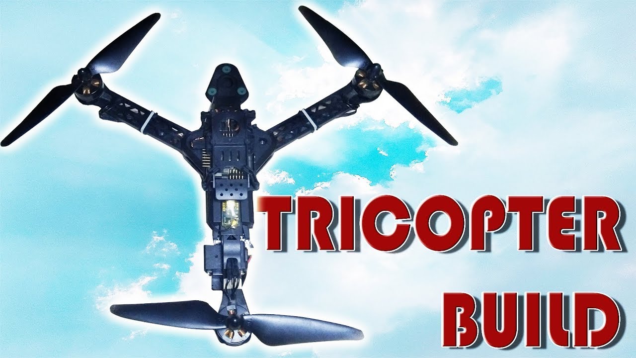 Tutorial Merakit Drone Unik, 3 Baling-baling (tricopter)