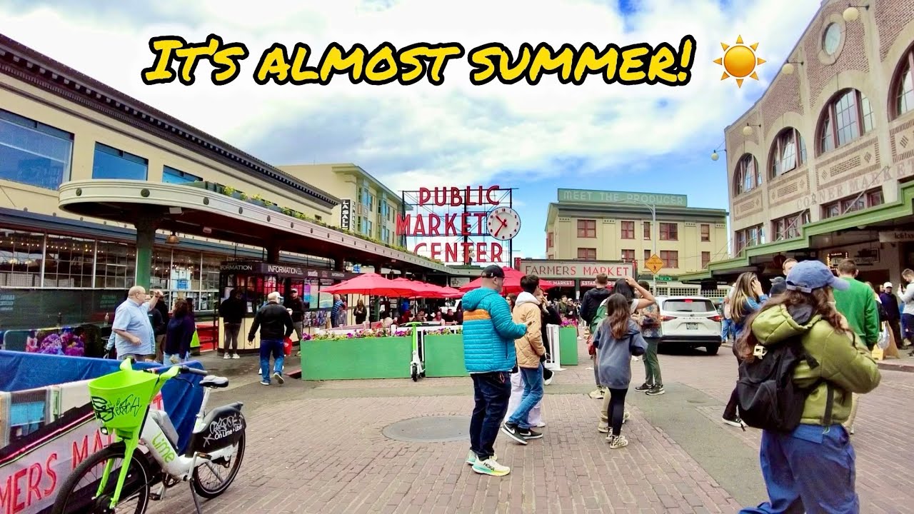 Downtown Seattle & Pike Place Market Walkthrough - June 16, 2024 | Happy Father’s Day! ☀️