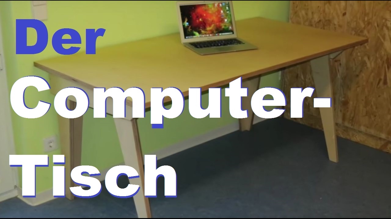 Computertisch &ndash; einfach selbst gebaut