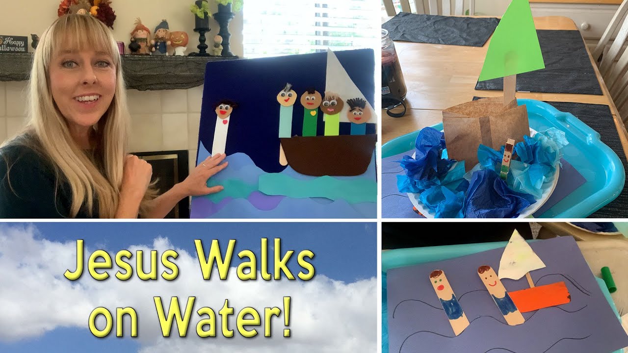 Jesus Walks On Water - Story & Craft - Kingdom Kids Sunday School - 10/11/2020